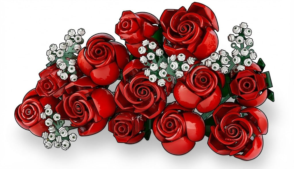 BrickBoquete™ Roses Set